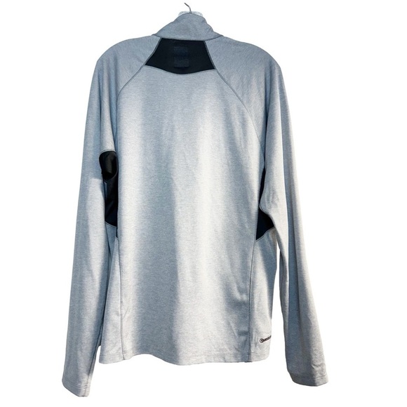 The North Face Flashdry Men’s quarter zip shirt gray size L - Picture 3 of 7